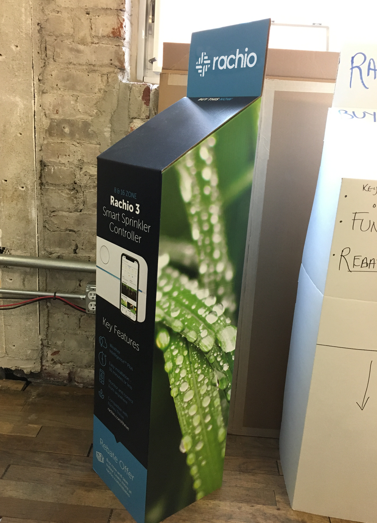 Rachio Home Depot Display